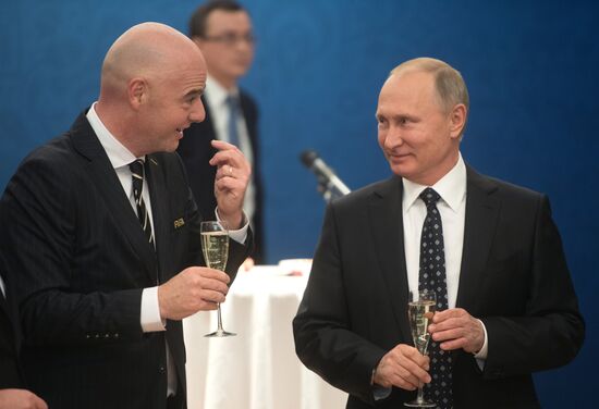 President Putin takes part in 2018 FIFA World Cup Final Draw