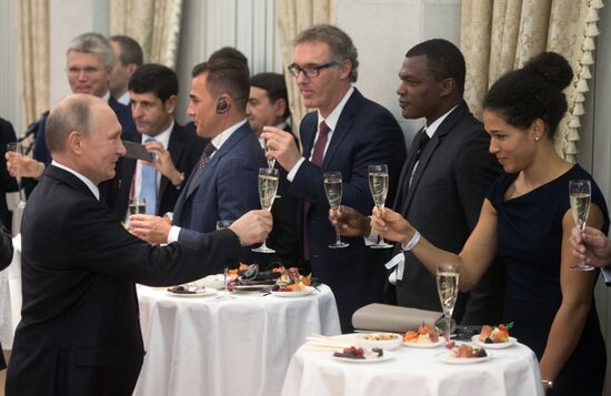 President Putin takes part in 2018 FIFA World Cup Final Draw