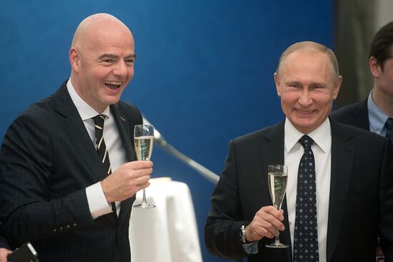 President Putin takes part in 2018 FIFA World Cup Final Draw