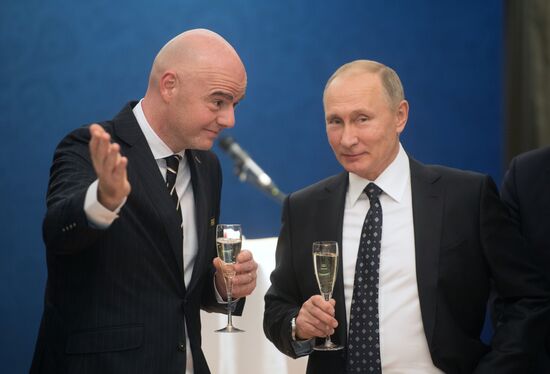 President Putin takes part in 2018 FIFA World Cup Final Draw