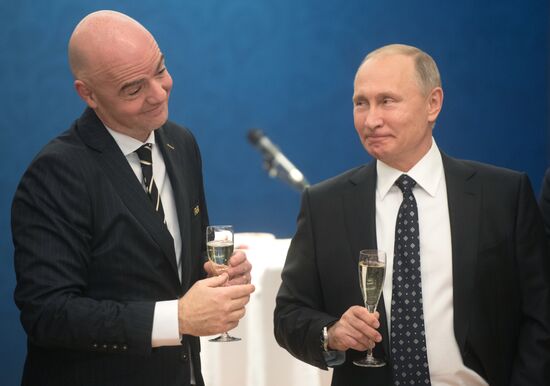President Putin takes part in 2018 FIFA World Cup Final Draw