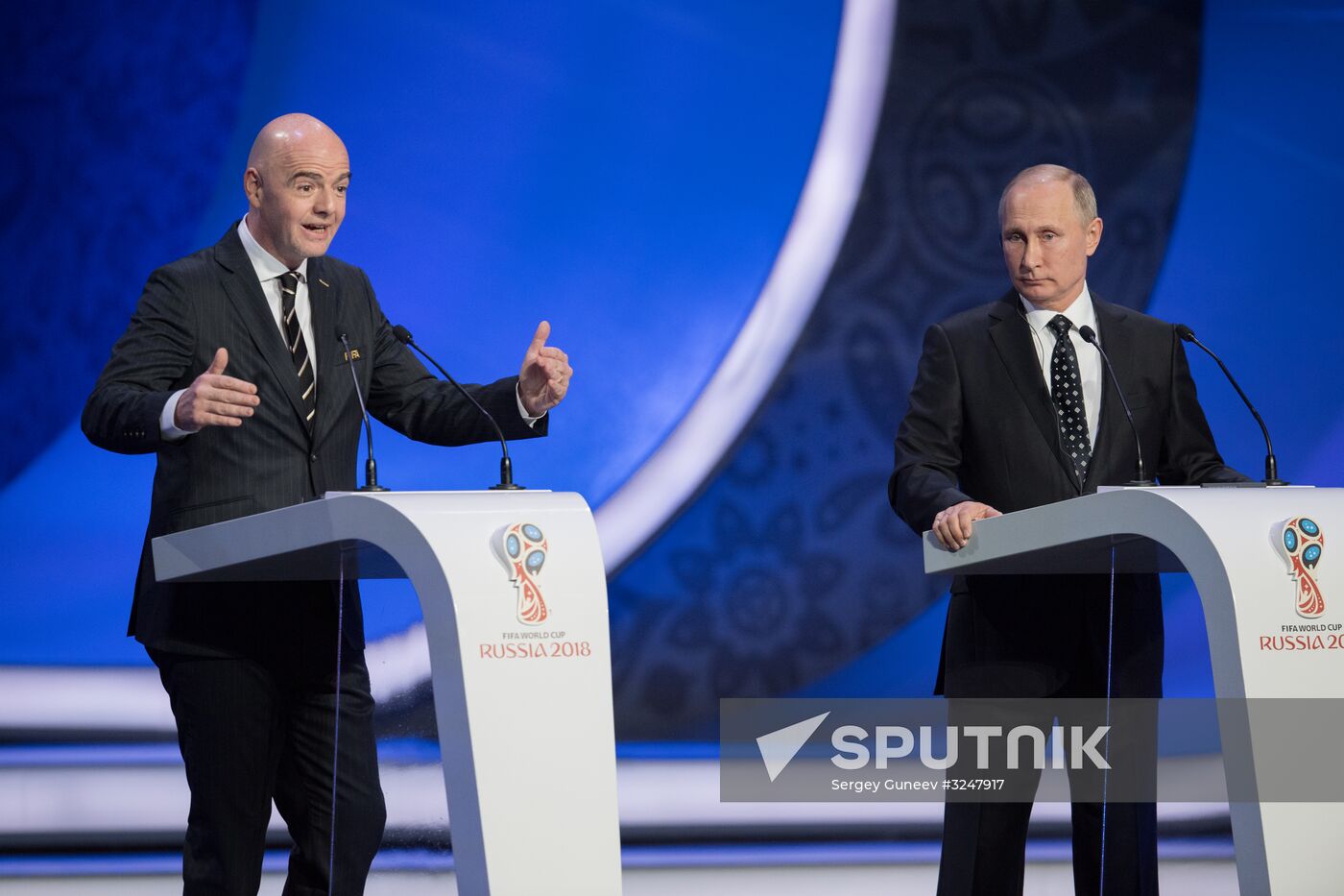 President Putin takes part in 2018 FIFA World Cup Final Draw