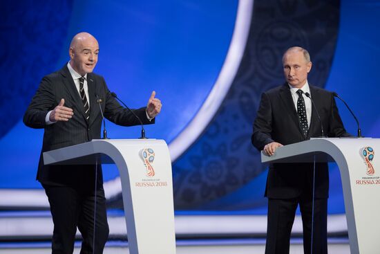 President Putin takes part in 2018 FIFA World Cup Final Draw