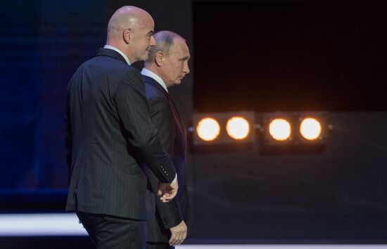 President Putin takes part in 2018 FIFA World Cup Final Draw