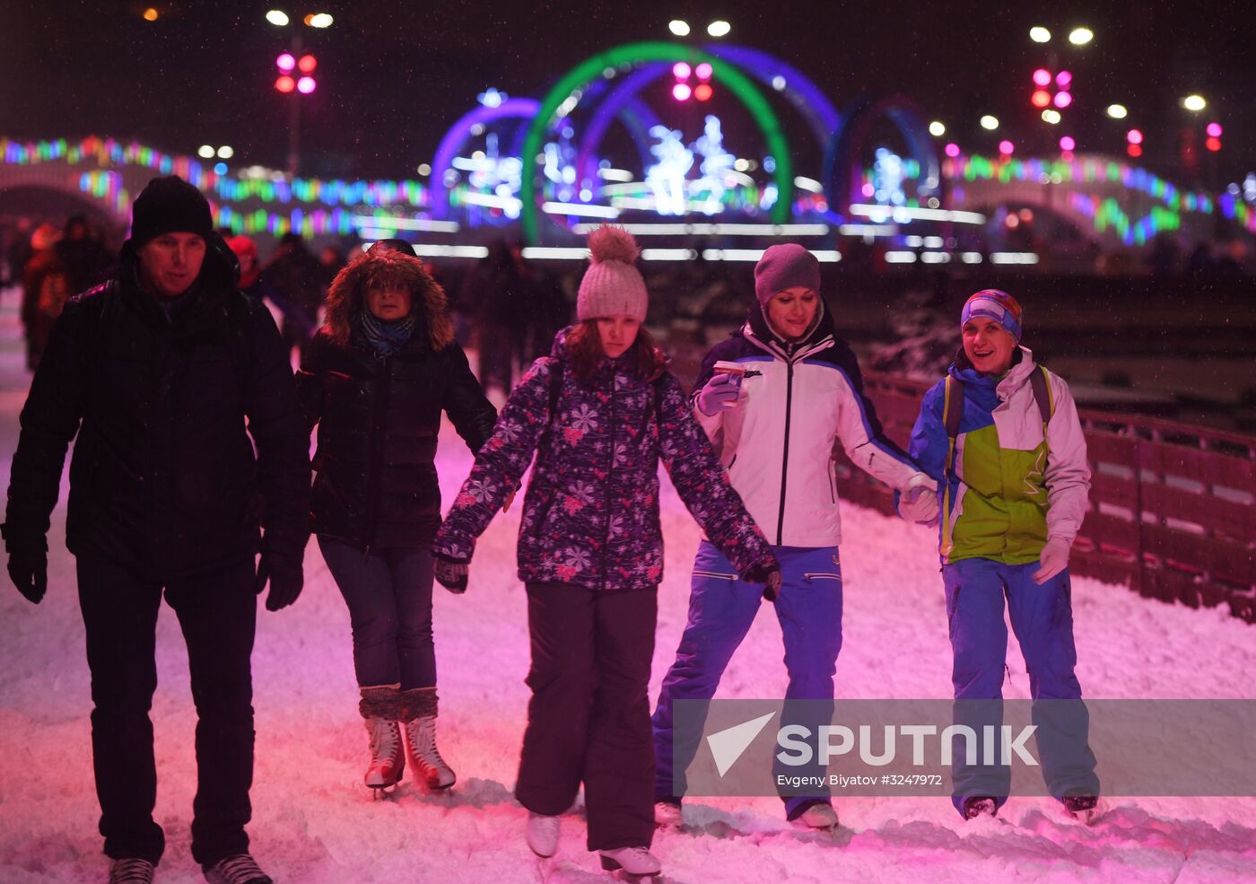 Skating rink opens at VDNKh