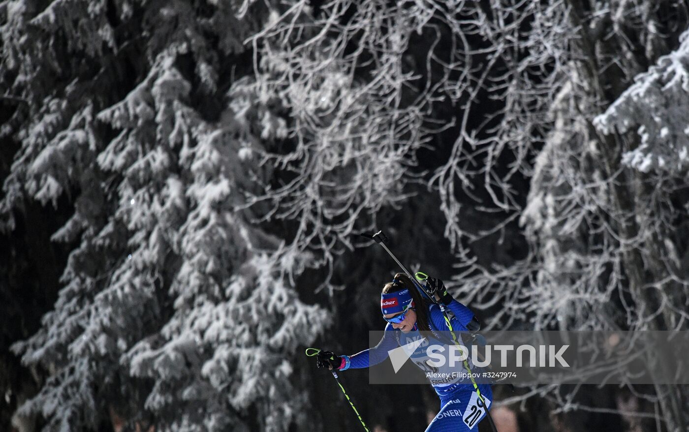 IBU World Cup Biathlon. Women's sprint