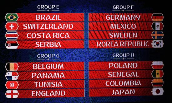 2018 FIFA World Cup Final Draw