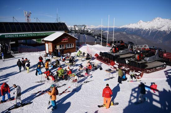 Ski season opens at Gorki Gorod resort in Sochi