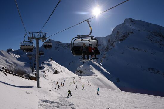 Ski season opens at Gorki Gorod resort in Sochi