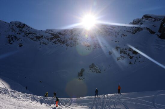 Ski season opens at Gorki Gorod resort in Sochi