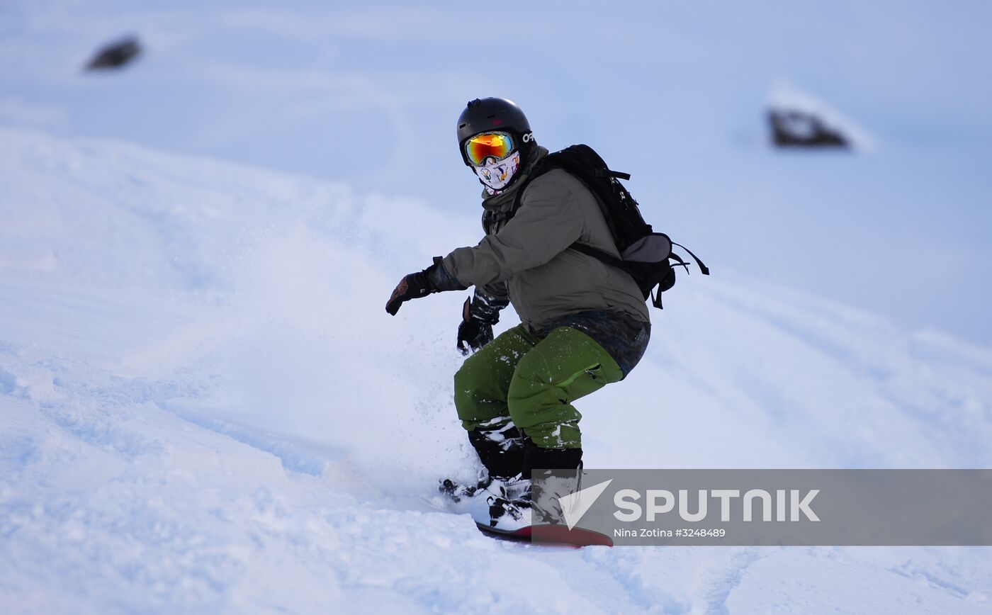 Ski season opens at Gorki Gorod resort in Sochi