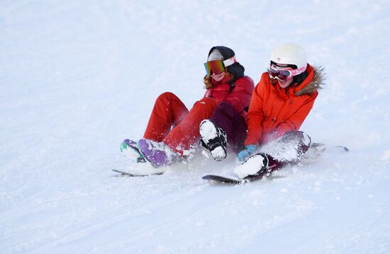 Ski season opens at Gorki Gorod resort in Sochi