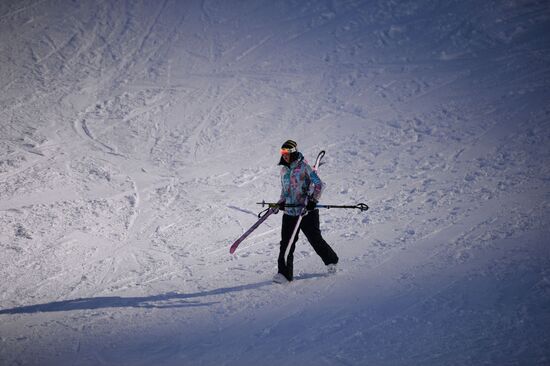 Ski season opens at Gorki Gorod resort in Sochi