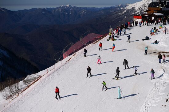 Ski season opens at Gorki Gorod resort in Sochi