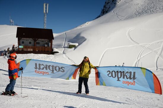 Ski season opens at Gorki Gorod resort in Sochi
