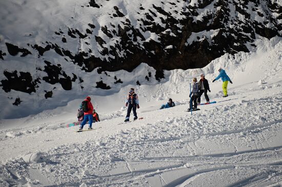 Ski season opens at Gorki Gorod resort in Sochi