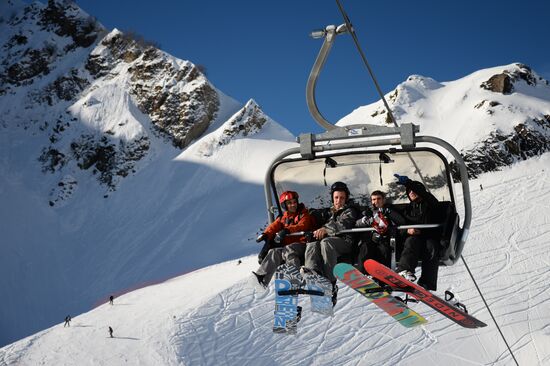 Ski season opens at Gorki Gorod resort in Sochi