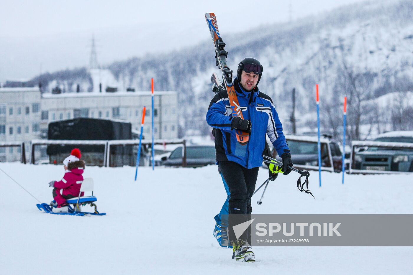 Alpine skiing season kicks off in Khibiny Mountains