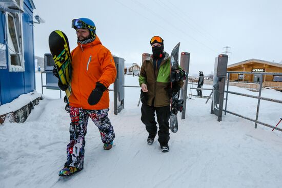 Alpine skiing season kicks off in Khibiny Mountains