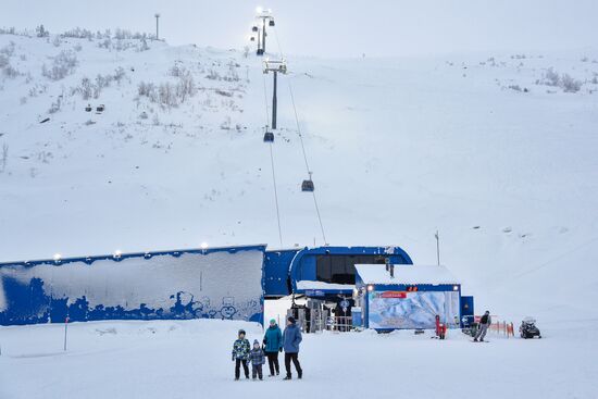 Alpine skiing season kicks off in Khibiny Mountains