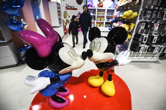 Disney brand shop opened in Moscow