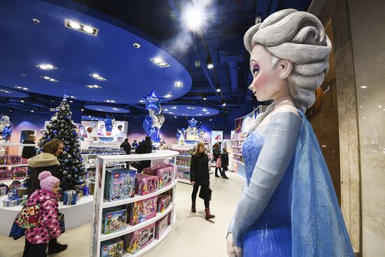 Disney brand shop opened in Moscow
