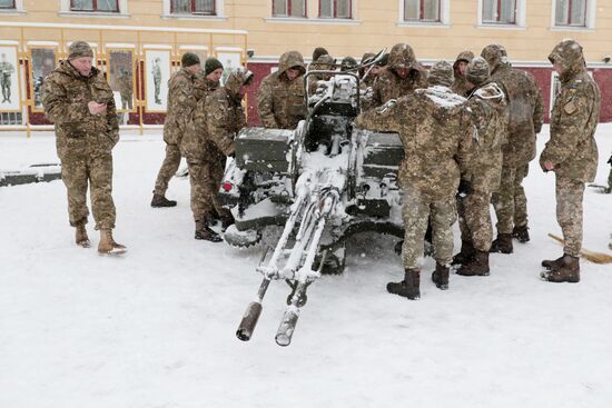 Exhibition of Ukrainian Armed Forces military equipment
