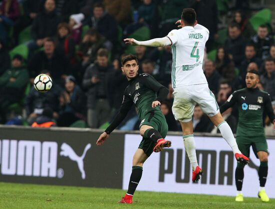 Russian Football Premier League. Krasnodar vs. Akhmat