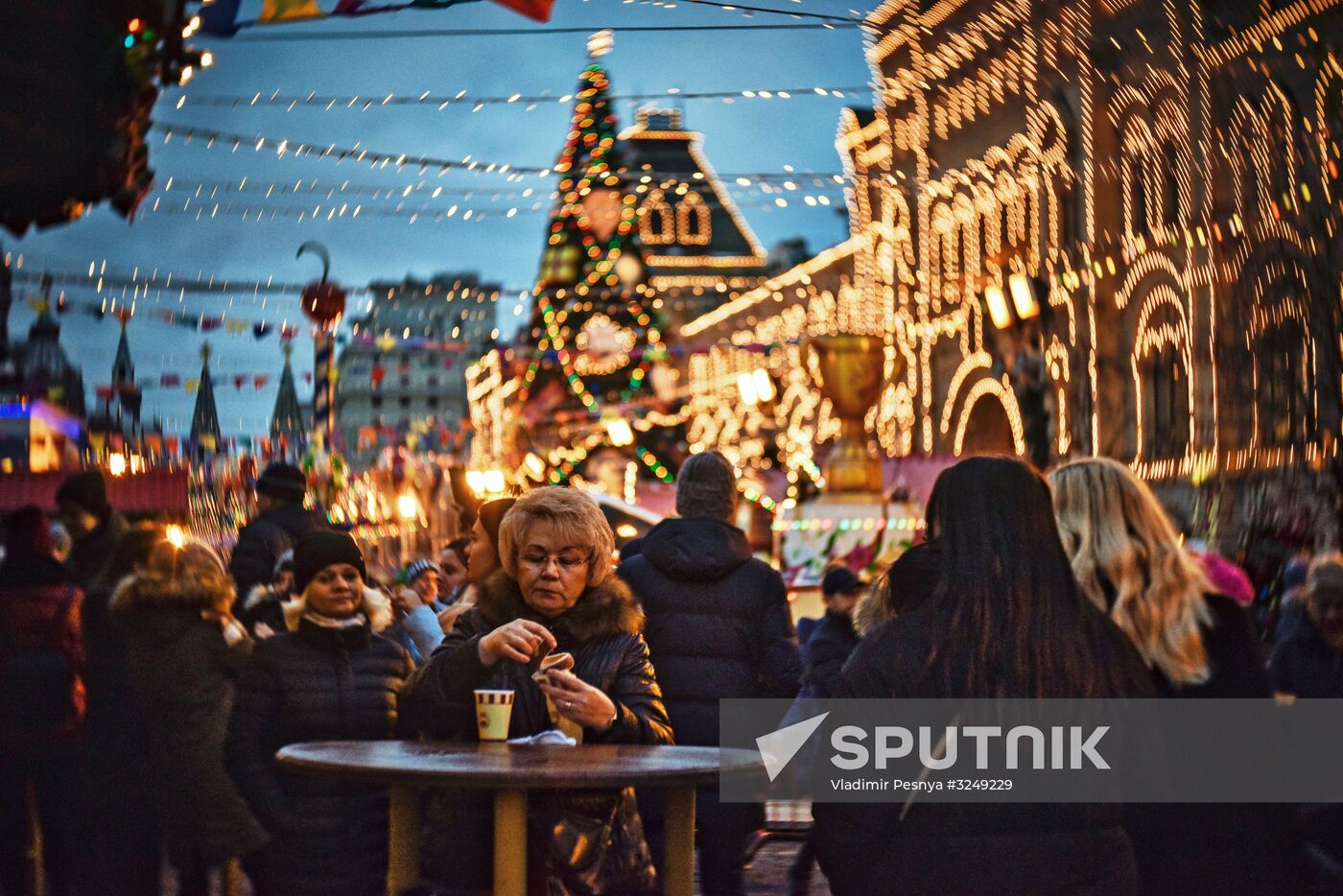 Moscow ahead of New Year celebrations