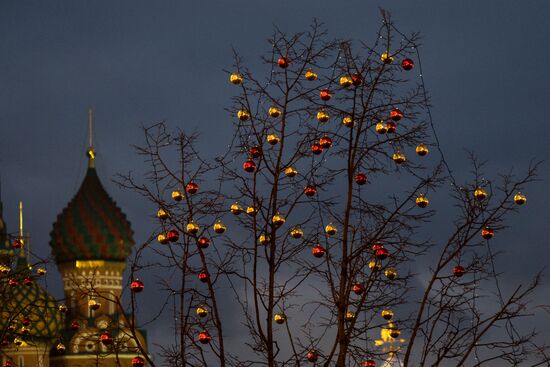 Moscow ahead of New Year celebrations