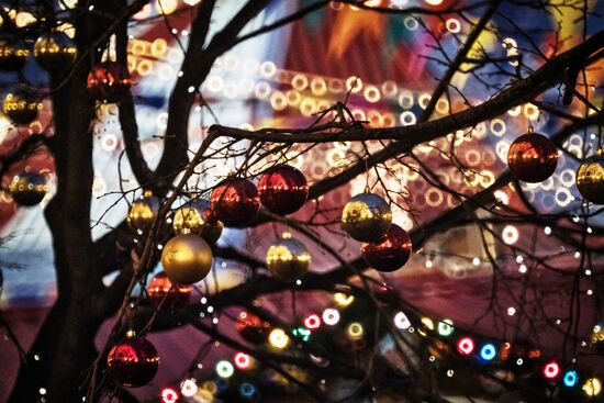 Moscow ahead of New Year celebrations