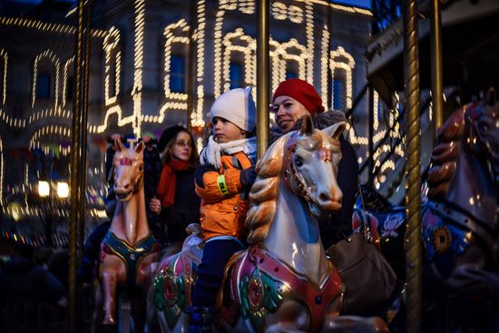 Moscow ahead of New Year celebrations