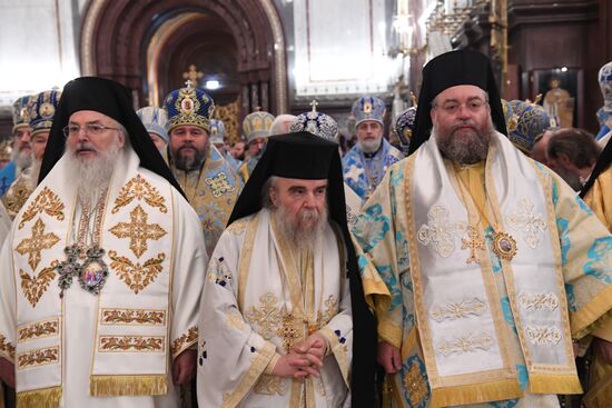 Divine Liturgy in Cathedral of Christ the Savior