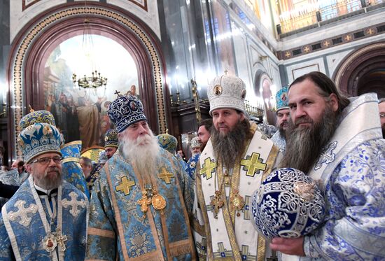 Divine Liturgy in Cathedral of Christ the Savior
