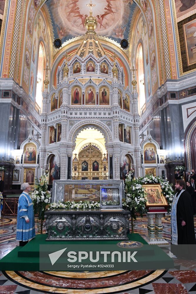 Divine Liturgy in Cathedral of Christ the Savior