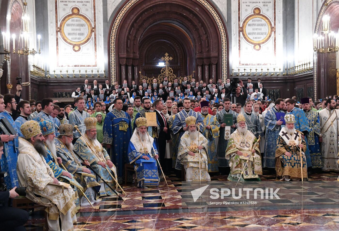 Divine Liturgy in Cathedral of Christ the Savior