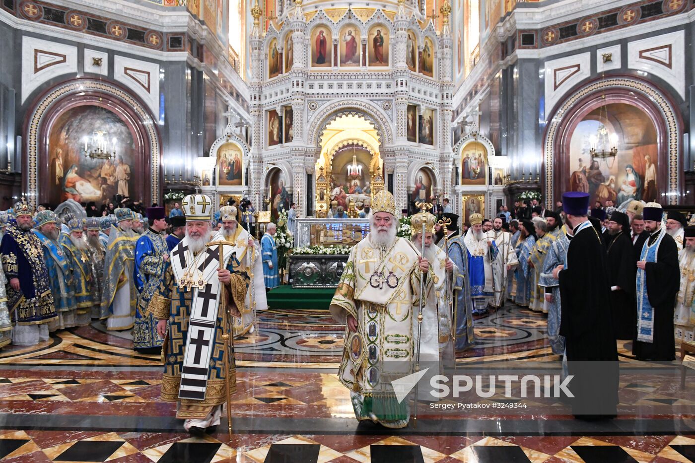 Divine Liturgy in Cathedral of Christ the Savior