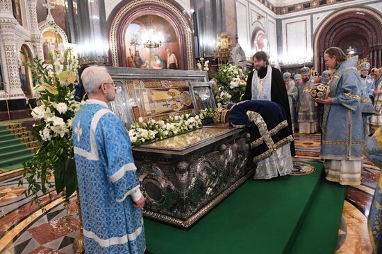 Divine Liturgy in Cathedral of Christ the Savior