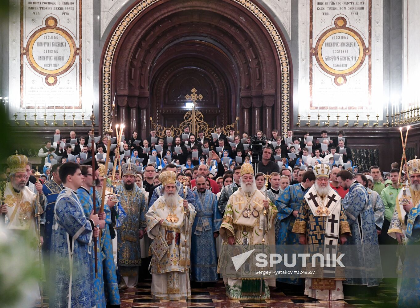 Divine Liturgy in Cathedral of Christ the Savior