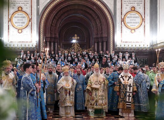 Divine Liturgy in Cathedral of Christ the Savior