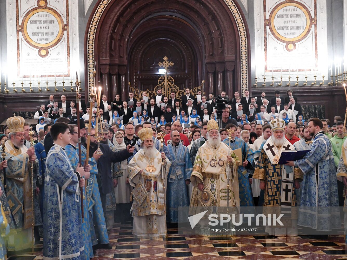 Divine Liturgy in Cathedral of Christ the Savior