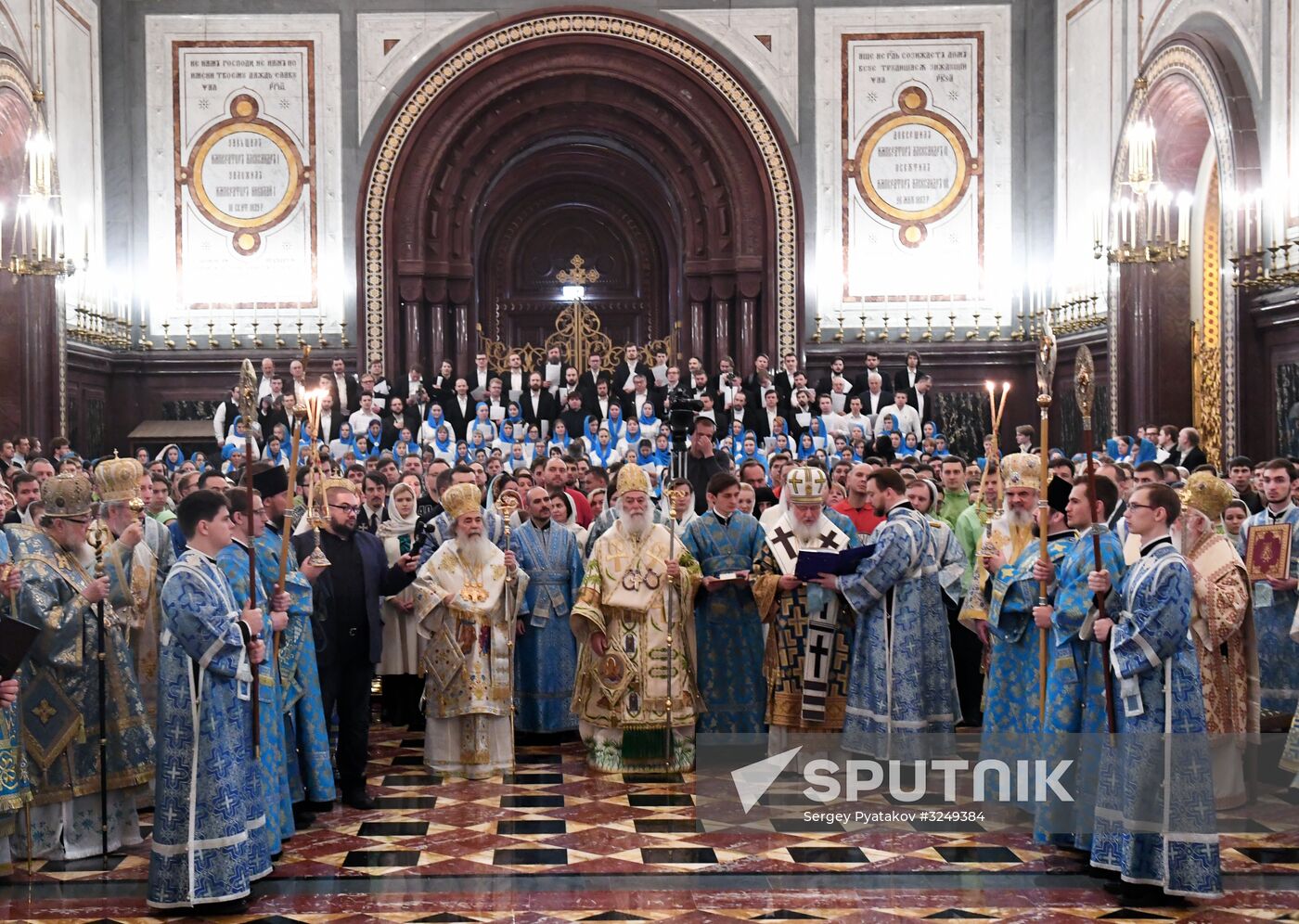 Divine Liturgy in Cathedral of Christ the Savior