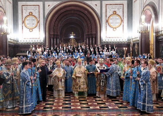 Divine Liturgy in Cathedral of Christ the Savior