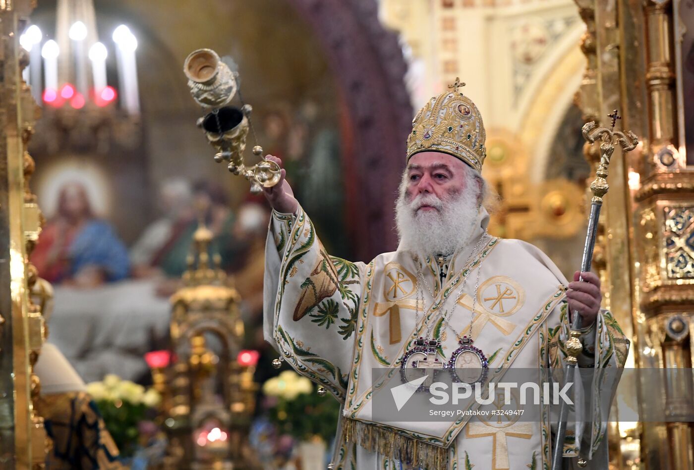 Divine Liturgy in Cathedral of Christ the Savior