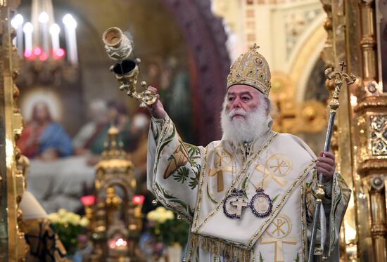 Divine Liturgy in Cathedral of Christ the Savior