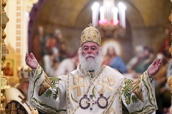 Divine Liturgy in Cathedral of Christ the Savior