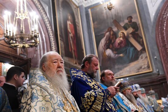 Divine Liturgy in Cathedral of Christ the Savior