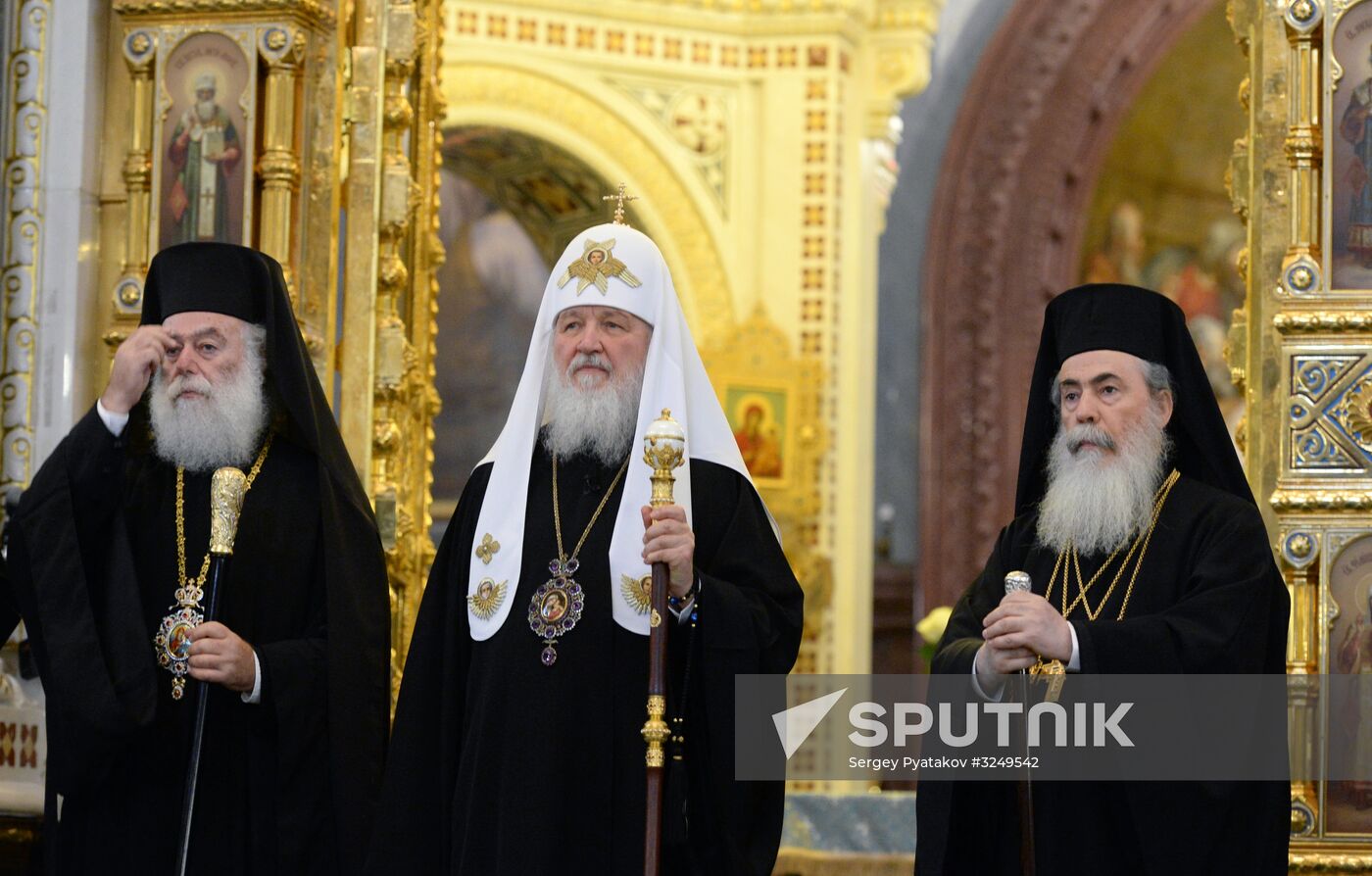 Divine Liturgy in Cathedral of Christ the Savior