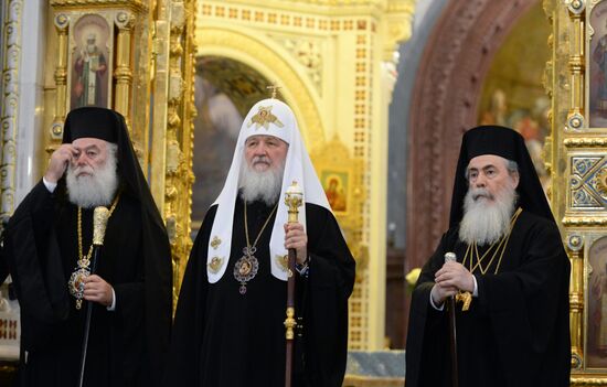 Divine Liturgy in Cathedral of Christ the Savior