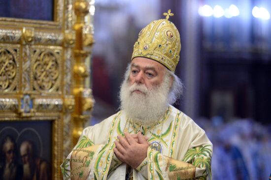 Divine Liturgy in Cathedral of Christ the Savior